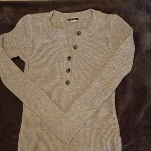 J. Crew Light Gray Cashmere Sweater